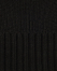 Knitted Beanie, Black, swatch